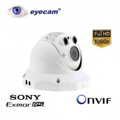 EyecamCamera IP full HD 1080P 2.4MP dome de interior Eyecam EC-1202
