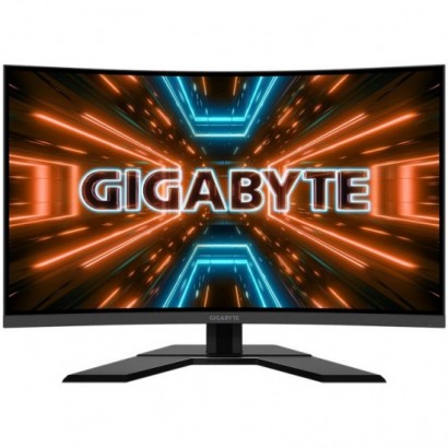 GIGABYTE GAMING Monitor 31.5", VA Curved 1500R, QHD 2560x1440@165Hz, AMD FreeSync Premium Pro, Display HDR 400, 1ms (MPRT), 2xHD