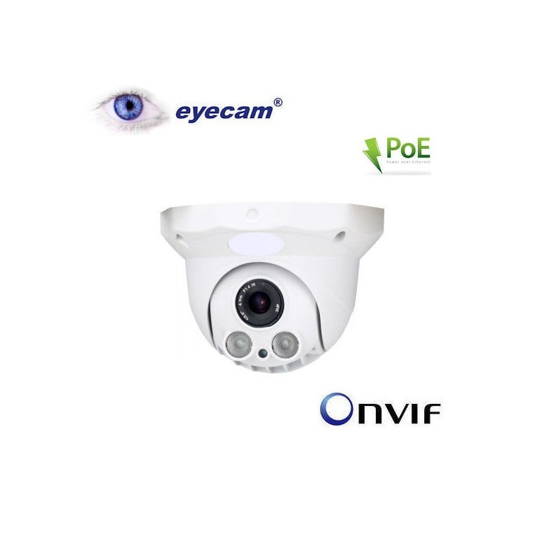 EyecamCamera IP Megapixel POE dome de interior Eyecam EC-1209 - 1Mp