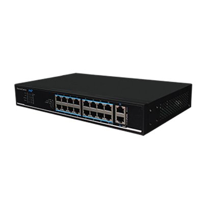 Switch 16 porturi PoE, 2 porturi uplink - UTEPO SF18P-LM