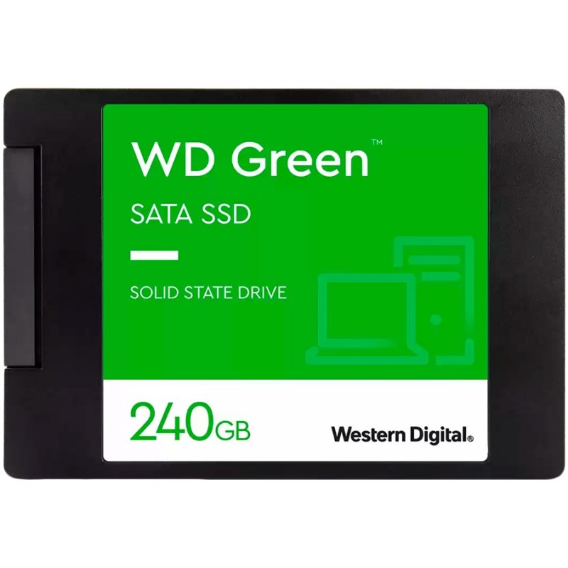 SSD WD Green 240GB SATA 6Gbps, 2.5'', 7mm, Read: 545 MBps