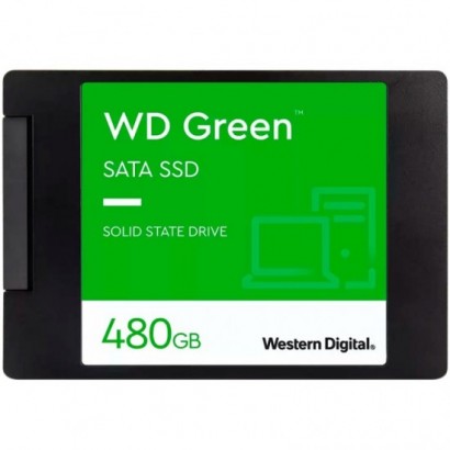 SSD WD Green 480GB SATA 6Gbps, 2.5'', 7mm, Read: 545 MBps