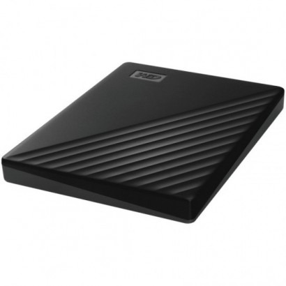 HDD Extern WD My Passport 1TB, 256-bit AES hardware encryption, Backup Software, Slim, USB 3.2 Gen 1 Type-A up to 5 Gb/s, Black
