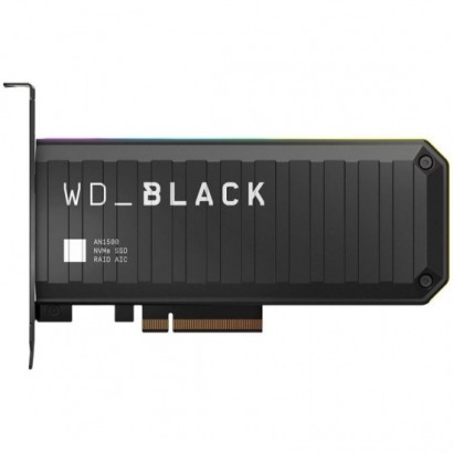 SSD Add-in-Card WD Black AN1500 2TB PCIe Gen3 x4 NVMe, Read/Write: 6500/4100 MBps, RGB lighting