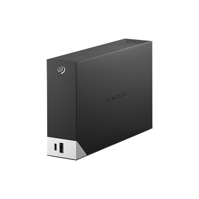 HDD Extern SEAGATE One Touch Hub 6TB, 1x USB 3.2 Type-C, 1x USB 3.0 Type-A, Rescue Data Recovery Services 3 ani, Black