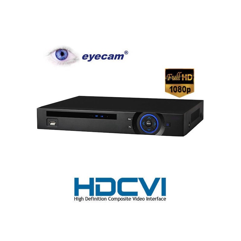 DVR HDCVI full HD 1080P 8 canale Eyecam EC-CVR3102
