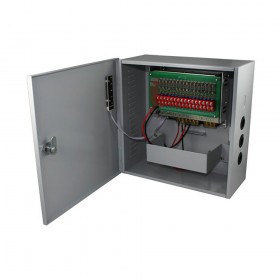 Surse alimentare 12V pentru camere Sursa de alimentare CCTV 12V 10A 16 iesiri cu back-up STR1210-16CBD Strong Euro Power
