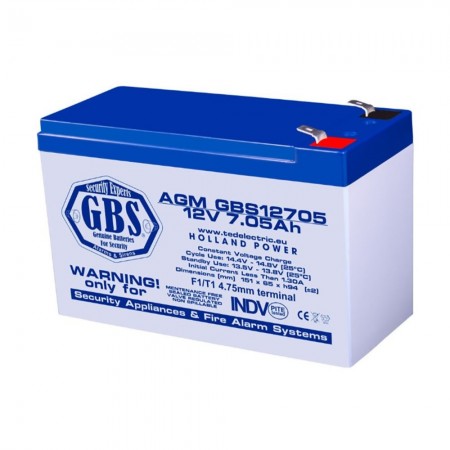 TEDACUMULATOR AGM VRLA 12V 7.05AH BA088472 TED ELECTRIC