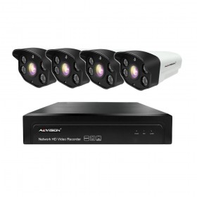 AEVISIONSistem supraveghere video IP 4 camere exterior 50m 1080P Aevision