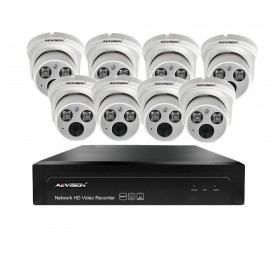 AEVISIONSistem supraveghere video IP 8 camere dome 30m 1080P Aevision