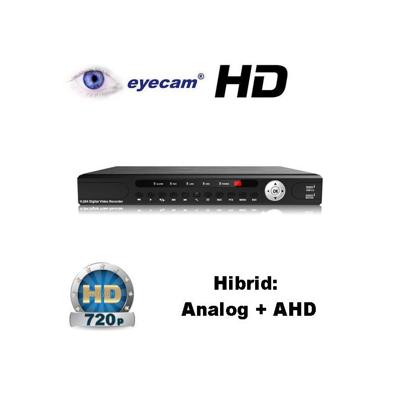 DVR AHD 720P 4 canale Eyecam EC-DVRAHD4005