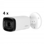 DAHUASet 4 camere supraveghere exterior HDCVI varifocala 2MP Dahua HAC-B4A21-VF