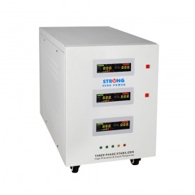 Strong Euro PowerStabilizator tensiune cu servomotor Strong 9000VA 225V-450V trifazic