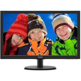 Monitor LED Philips 223V5LHSB2/00, V-line, 21.5'' 1920x1080@60Hz, 16:9, TN, 5ms, 200nits, Black, 3 Years, VESA100x100/VGA/HDMI/