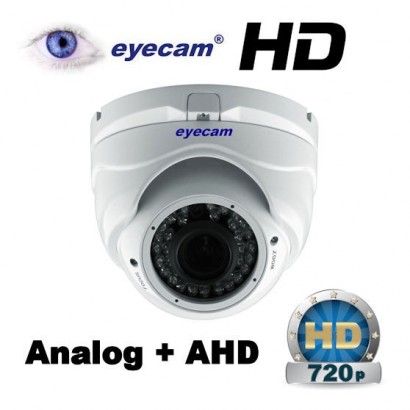 Camera Analog/AHD 1MP 720P dome varifocal Eyecam EC-AHD4084