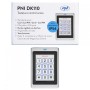 Tastatura control acces PNI DK110, stand alone, exterior si interior, IP54, Tastatura iluminata, Aliaj de zinc, IP54, Cititor ca