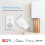 Priza inteligenta PNI SmartHome WP800 WiFi control prin internet, App Tuya Smart, compatibila cu Amazon Alexa si Google Home, ma
