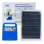 PNI SISTEM SOLAR FOTOVOLTAIC H01, GreenHouse H01 30W cu acumulator 12V/7Ah, USB/Radio/MP3, 2 becuri LED, Tip panou: policristali