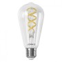 Bec LED RGB inteligent Ledvance SMART+ WiFi Filament Edison, E27, 4.8W (40W), 470 lm, lumina alba si color (2700-6500K)