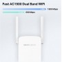 Wi-Fi Range Extender Mercusys AC1900  ME50G Dual-Band, Standarde Wireless: IEEE 802.11a/n/ac 5 GHz, IEEE 802.11b/g/n 2.4 GHz, Vi
