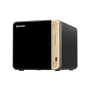 NAS QNAP 464 4-Bay, CPU Intel Celeron N5105/N5095 4-core/4-thread Processor, RAM 8 GB DDR4 (onboard, not expandable), HDD 4 x 2.