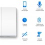 TP-LINK TAPO S220 intrerupator inteligent dublu (NECESITA HUB TAPO), Wireless: 868 MHz, incarcare maxima: 600 W LED/600W CFL/100