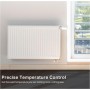 TP-LINK KE100 KIT, Termostat smart wireless pentru calorifer, 2.4 GHz Wi-Fi, 868 MHz, Android 5.0 sau mai recentă, iOS 10 sau ma