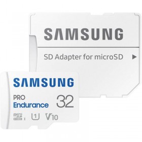 Card de Memorie MicroSDHC Samsung PRO Endurance (2022) UHS-1 Clasa 10 32GB + Adaptor SD