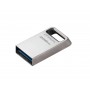 Memorie USB Flash Drive Kingston 256GB Data Traveler Micro, USB 3.2 Gen1, Metalic