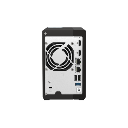 NAS QNAP 253E 2-Bay, CPU Intel Celeron J6412 4-core/4-thread processor, burst max. 2.6 GHz, RAM 8 GB DDR4 onboard not expandable