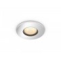Spot LED incastrat Philips Hue Adore Bathroom, Bluetooth, GU10, 5W, 350 lm, lumina alba (2200-6500K), IP44, 9cm,Crom