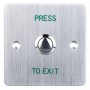 Buton de iesire ND-EB26, Iesire contact: NO/NC, material: otel inoxidabil, montare incastrata, dimensiuni: 86x25x86mm
